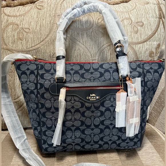 Denim Cleo Carryall - Picture 8 of 10